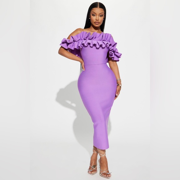 Fashion Nova Dresses & Skirts - Statements Like This Midi Dress - Purple